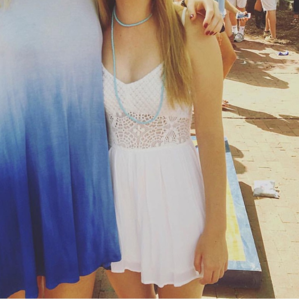 White Lace Romper